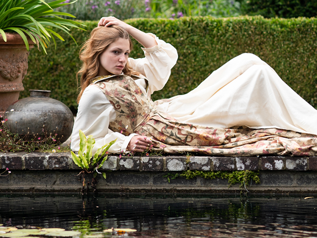 Period portrait & Pre-Raphaelite inspired portrait experience day at Borde Hill gardens