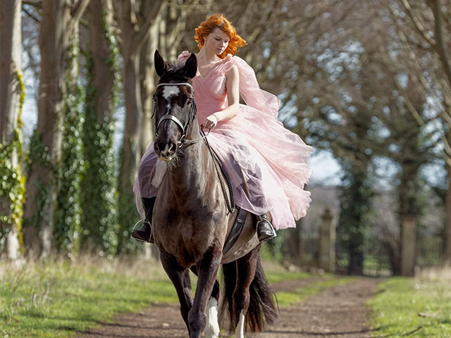 Beautiful portraiture with 2 amazing models at Papplewick Pumping Station including a horse!