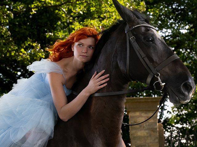 Beautiful portraiture at Papplewick Pumping Station with 2 amazing models including a horse!